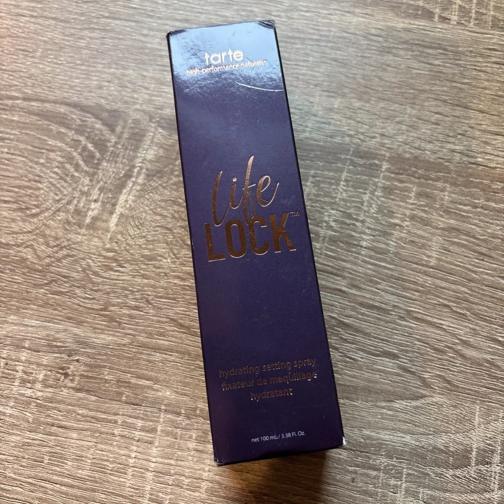 TARTE Life Lock Hydrating Setting Spray 16hr, Sweatproof Waterproof 3.38 oz
